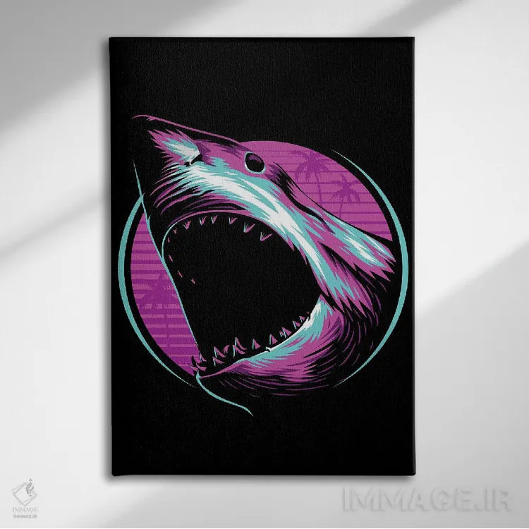 تابلو کوسهٔ سبک قدیمی اثر آلبرتو پرز - نمای روبهرو روی دیوار