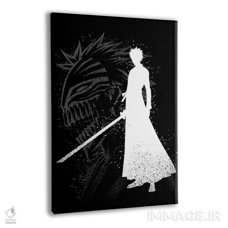 تابلو نقاب کاتانا با طراحی جوهری اثر آلبرتو پرز - نمای پرسپکتیو محصول