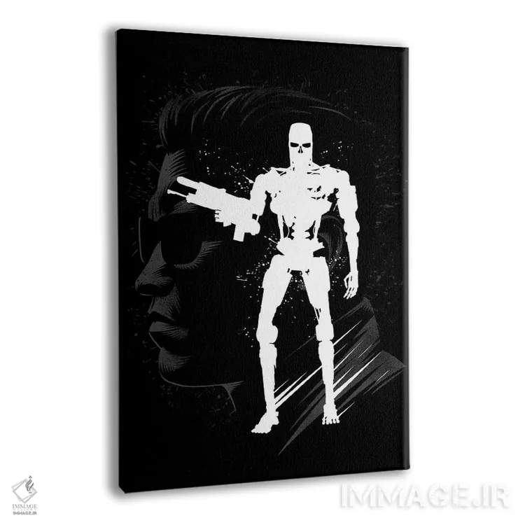 تابلو آیندهٔ ماشین نقاشیشده با جوهر اثر آلبرتو پرز - نمای پرسپکتیو محصول