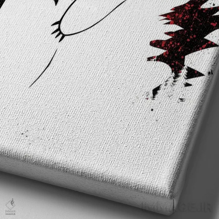 تابلو توتوزیلا (نام فانتزی) اثر آلبرتو پرز - نمای نزدیک بافت بوم