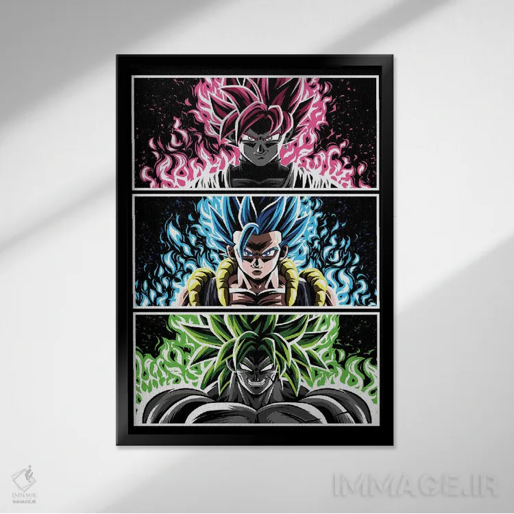 تابلو رنگهای فوقالعاده اثر آلبرتو پرز - نمای قابدار مشکی