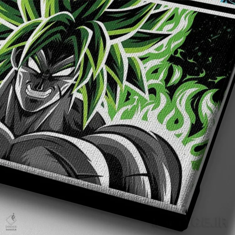 تابلو رنگهای فوقالعاده اثر آلبرتو پرز - نمای نزدیک بافت بوم