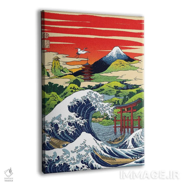 تابلو یادآوری خاطره در ژاپن اثر آلبرتو پرز - نمای پرسپکتیو محصول