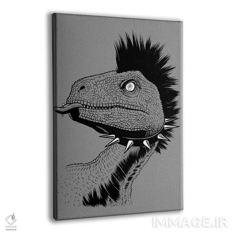 تابلو ولاسیرپتور تاجدار پانکی اثر آلبرتو پرز - نمای پرسپکتیو محصول