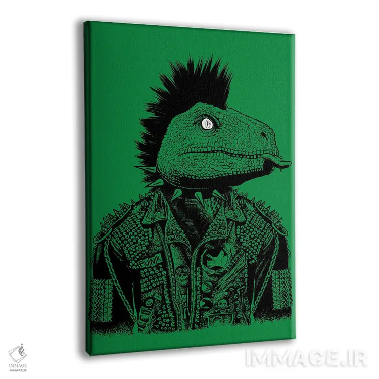 تابلو ولاسیرپتور موتورسوار پانکی اثر آلبرتو پرز - نمای پرسپکتیو محصول