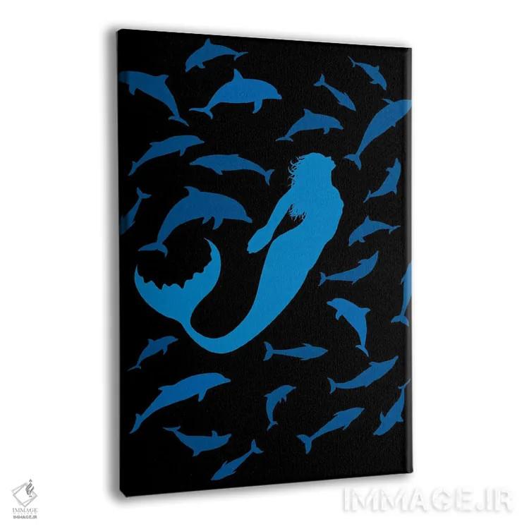 تابلو پری دریایی اثر آلبرتو پرز - نمای پرسپکتیو محصول