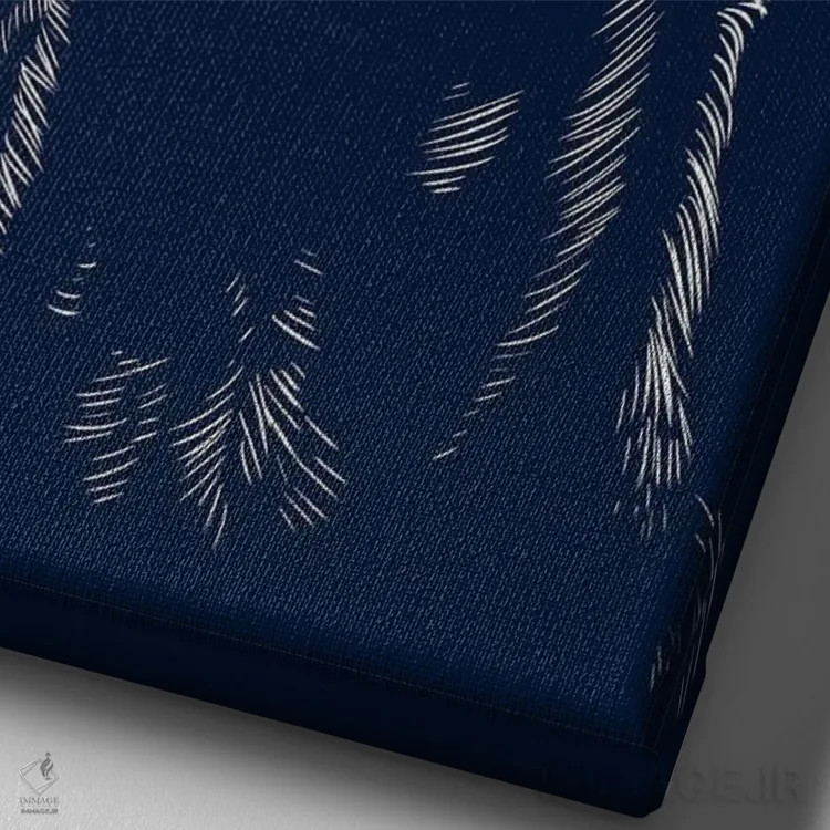 تابلو صورت سگ چیواوا اثر آلبرتو پرز - نمای نزدیک بافت بوم