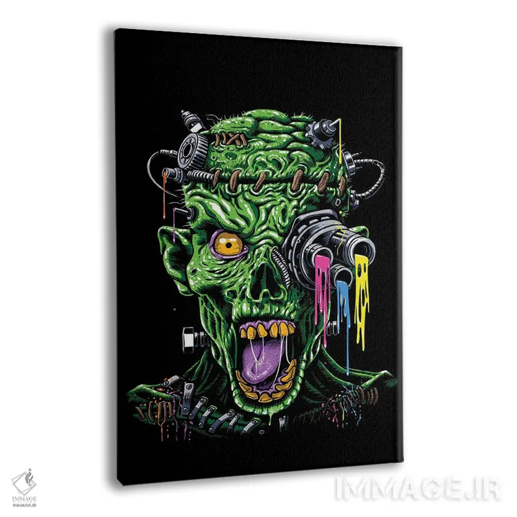 تابلو زامبی آیندهنگر اثر آلبرتو پرز - نمای پرسپکتیو محصول