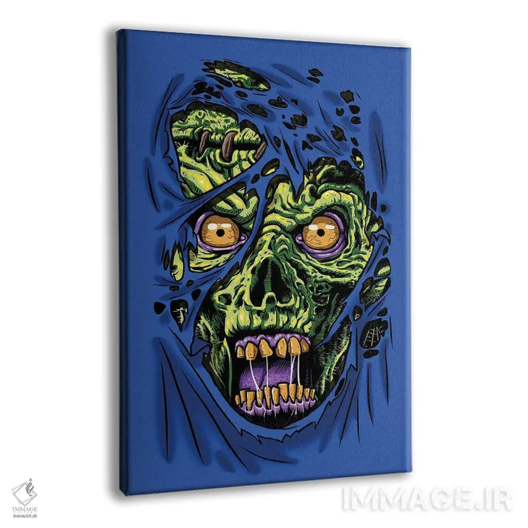 تابلو زامبی از میان لباسهای تو اثر آلبرتو پرز - نمای پرسپکتیو محصول