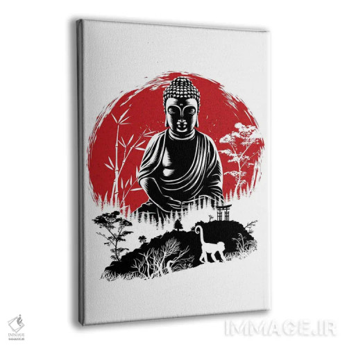 تابلو بودا زیر آفتاب اثر آلبرتو پرز - نمای پرسپکتیو محصول