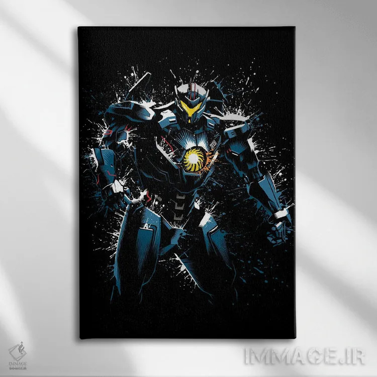 تابلو ربات اقیانوسی (اقیانوس آرام) اثر آلبرتو پرز - نمای روبهرو روی دیوار