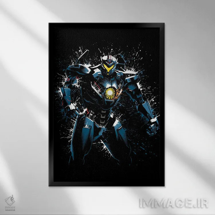 تابلو ربات اقیانوسی (اقیانوس آرام) اثر آلبرتو پرز - نمای قابدار مشکی