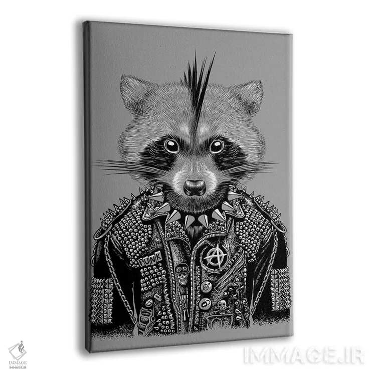 تابلو راکن پانک اثر آلبرتو پرز - نمای پرسپکتیو محصول