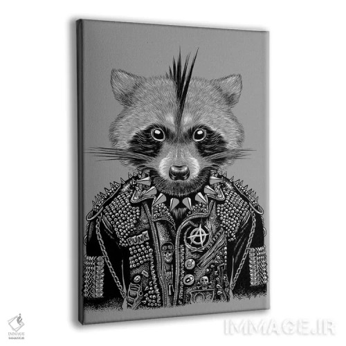 تابلو راکن پانک اثر آلبرتو پرز - نمای پرسپکتیو محصول