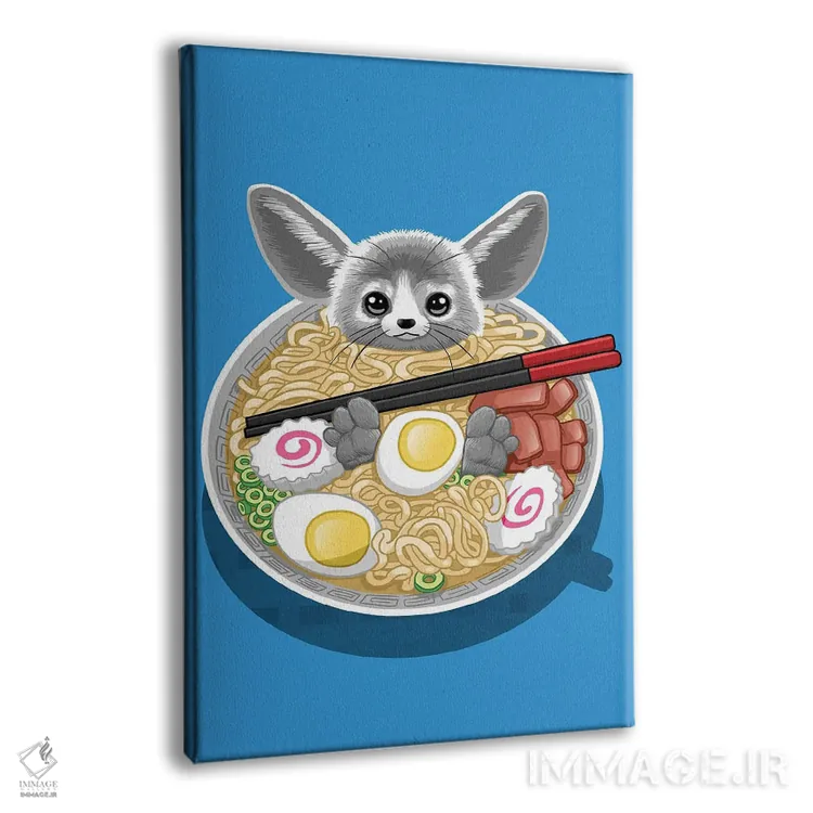 تابلو موش رامن اثر آلبرتو پرز - نمای پرسپکتیو محصول