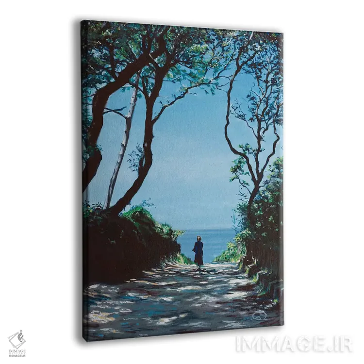 تابلو آله دو کب (فرانسه، مسیر یا خیابان) اثر آنتوان رنو - نمای پرسپکتیو محصول