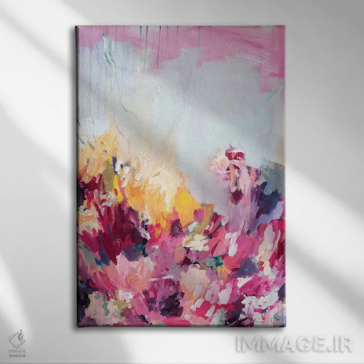 تابلو رویا و قدرت اثر امیره رحیم - نمای روبهرو روی دیوار