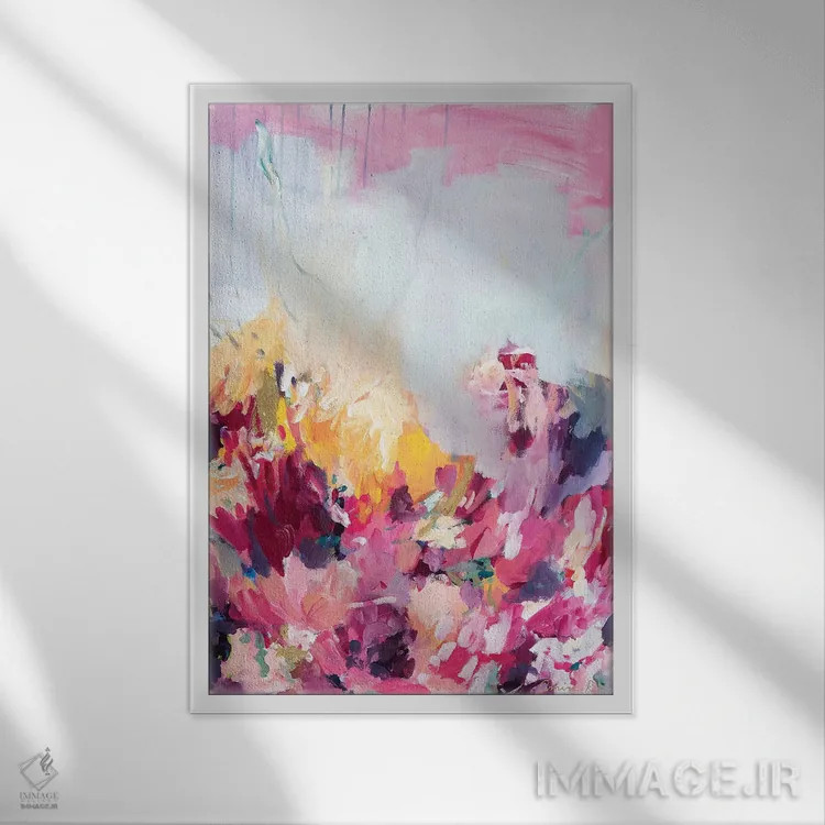 تابلو رویا و قدرت اثر امیره رحیم - نمای قابدار سفید