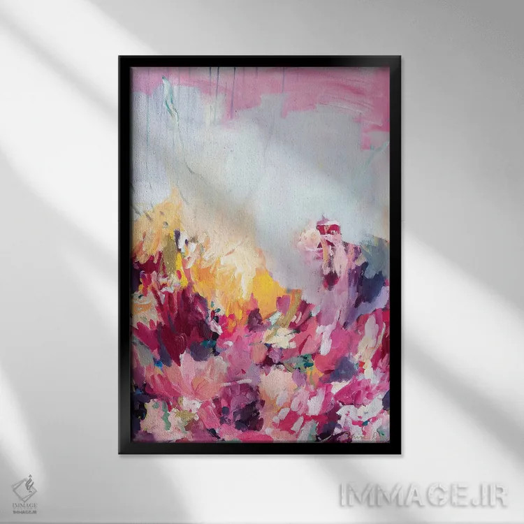 تابلو رویا و قدرت اثر امیره رحیم - نمای قابدار مشکی