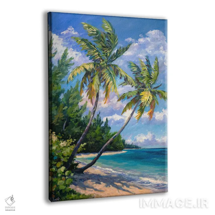 تابلو برشی از بهشت اثر جان کلارک - نمای پرسپکتیو محصول