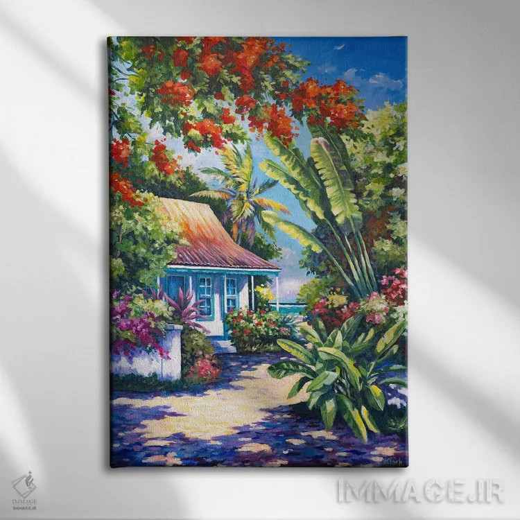 تابلو گوهر پنهان اثر جان کلارک - نمای روبهرو روی دیوار