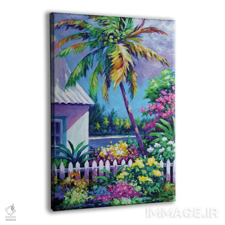 تابلو نخل در کیمن کای اثر جان کلارک - نمای پرسپکتیو محصول