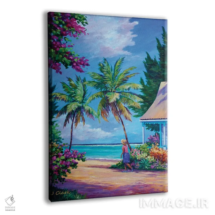 تابلو رفتن به خانه پیاده اثر جان کلارک - نمای پرسپکتیو محصول