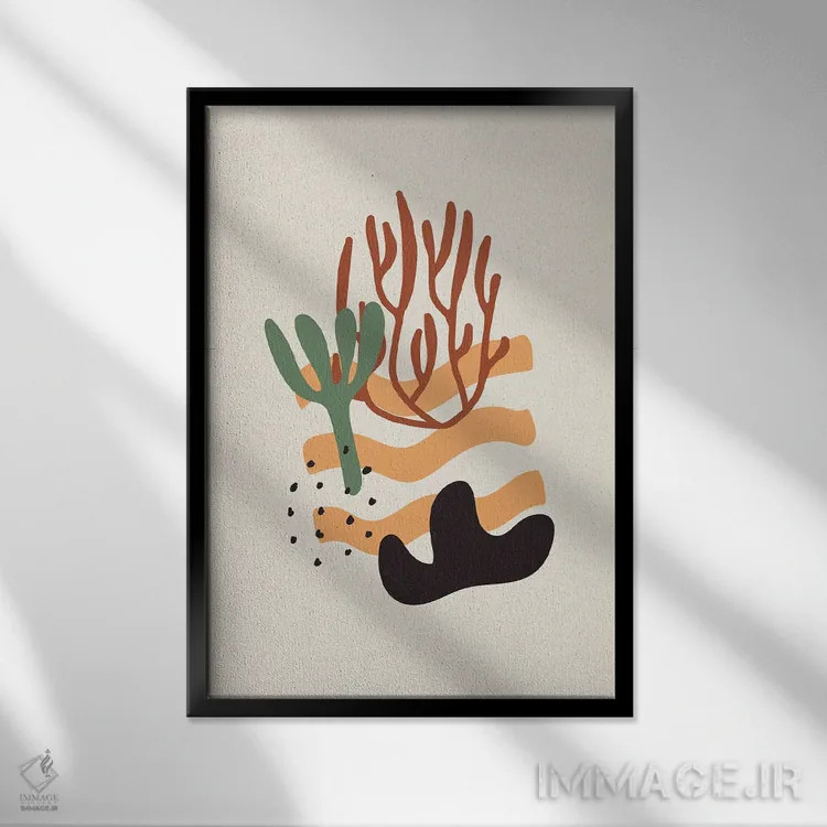 تابلو بئونسی A1-۴۰ اثر آرت میرانو - نمای قابدار مشکی