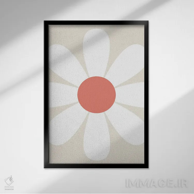 تابلو آری N6-۴۳ اثر آرت میرانو - نمای قابدار مشکی