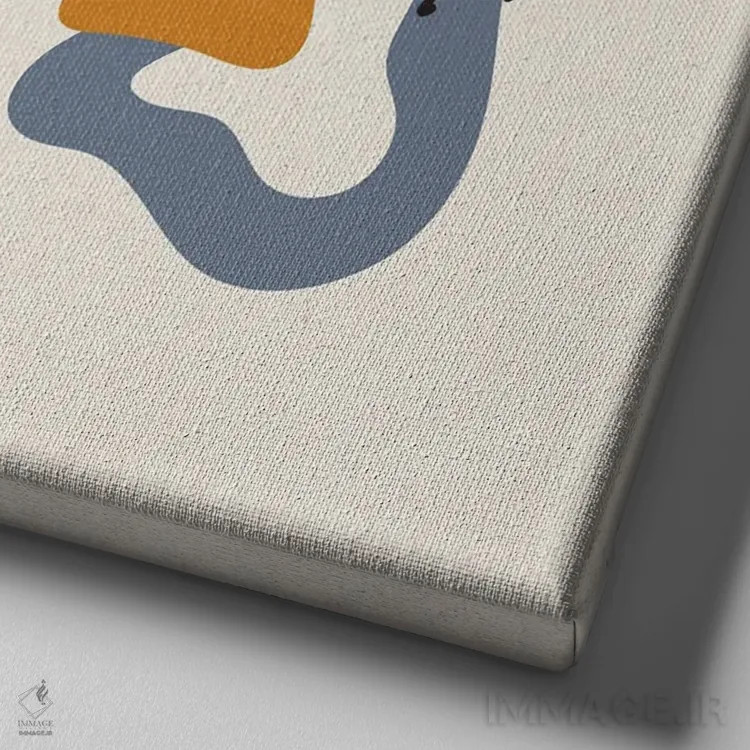 تابلو بئونسی A1-۴۳ اثر آرت میرانو - نمای نزدیک بافت بوم