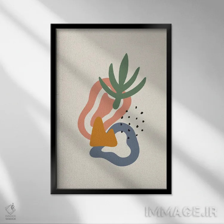 تابلو بئونسی A1-۴۳ اثر آرت میرانو - نمای قابدار مشکی