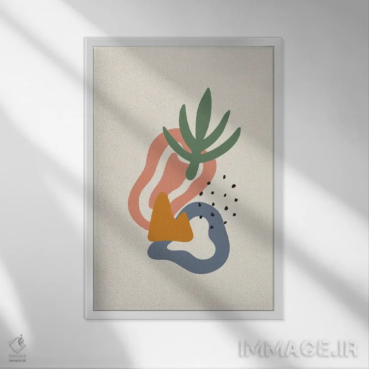 تابلو بئونسی A1-۴۳ اثر آرت میرانو - نمای قابدار سفید