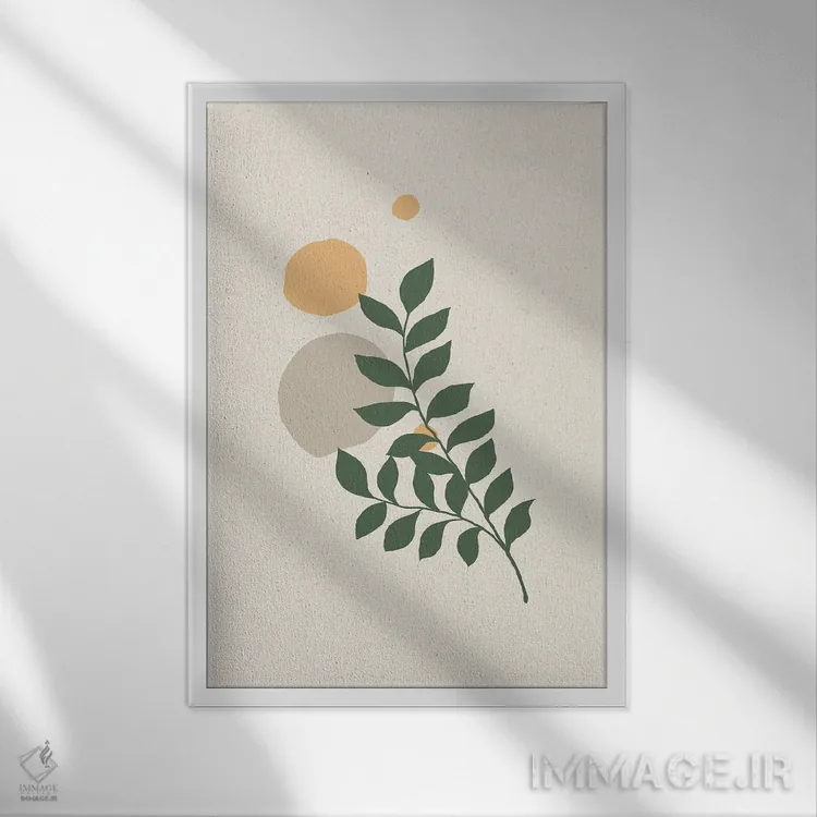 تابلو بئونسی A1-۴۴ اثر آرت میرانو - نمای قابدار سفید