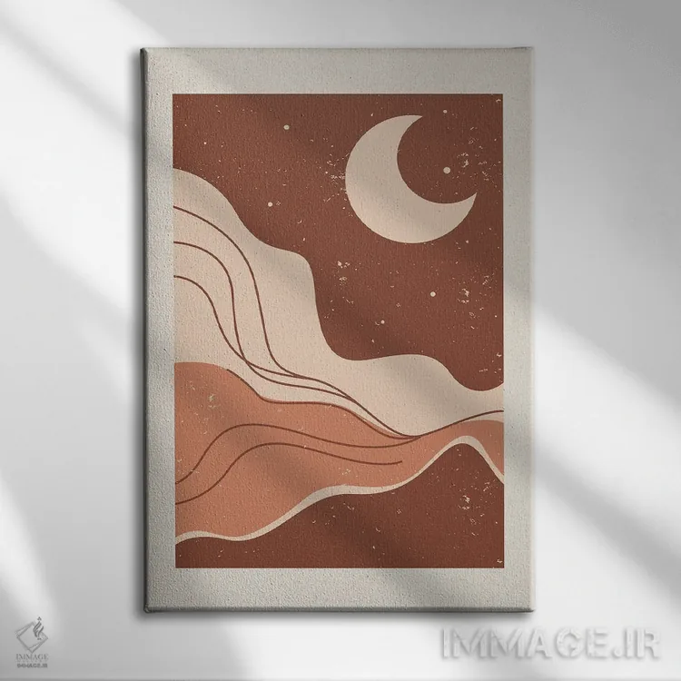 تابلو برومن K2-۵۱ اثر آرت میرانو - نمای روبهرو روی دیوار