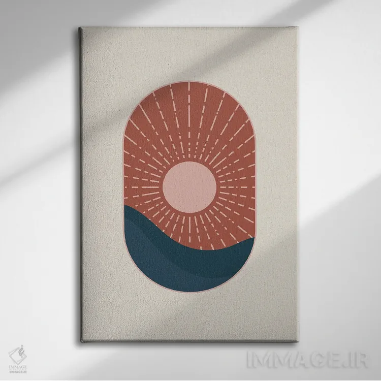 تابلو برومن K2-۵۹ اثر آرت میرانو - نمای روبهرو روی دیوار