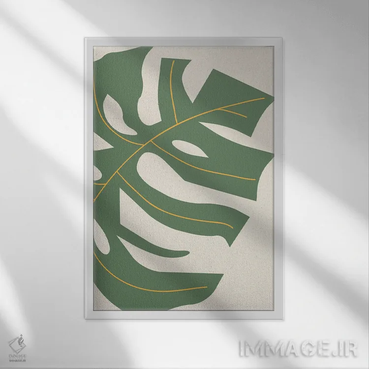 تابلو بئونسی A1-۵۰ اثر آرت میرانو - نمای قابدار سفید