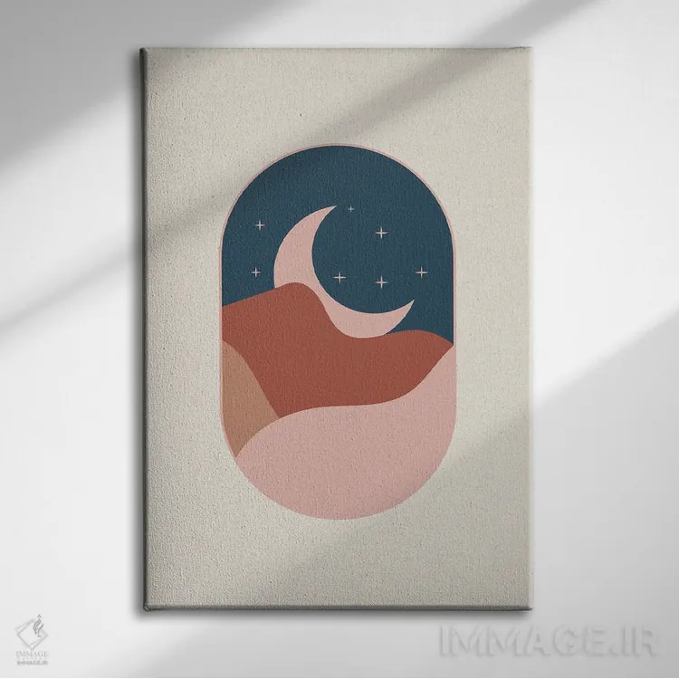 تابلو برومن K2-۶۲ اثر آرت میرانو - نمای روبهرو روی دیوار