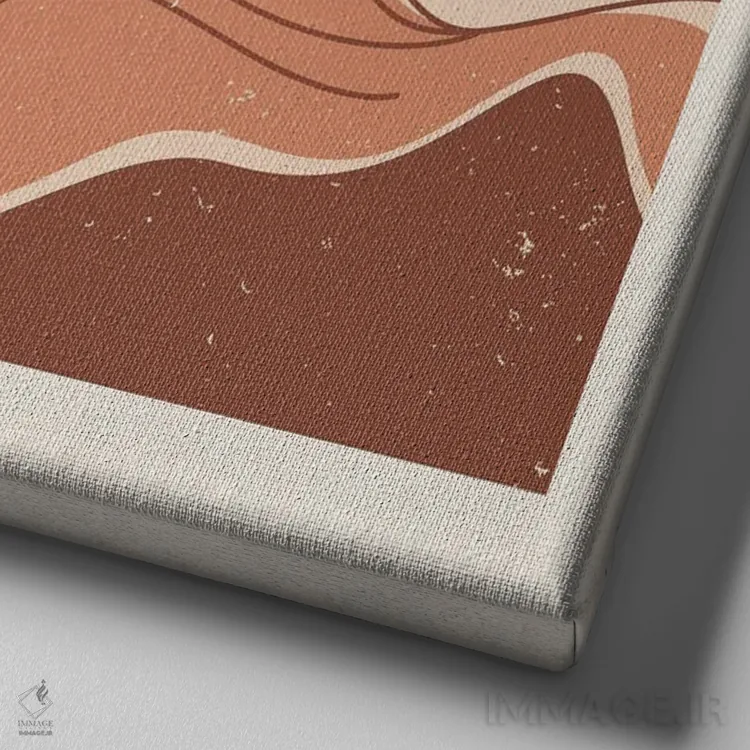 تابلو برومن K2-۵۱ اثر آرت میرانو - نمای نزدیک بافت بوم