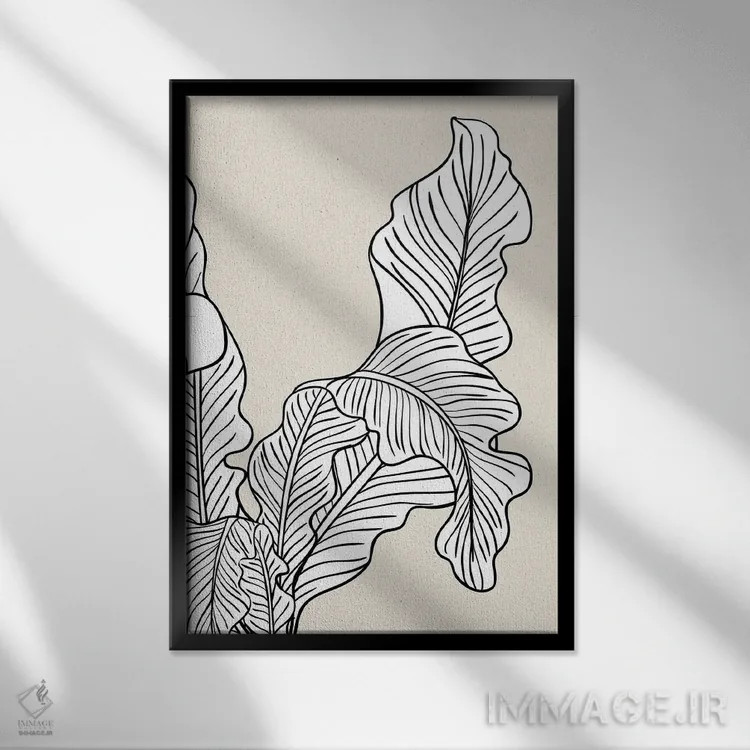 تابلو تاپفوس H5-۶۵ اثر آرت میرانو - نمای قابدار مشکی