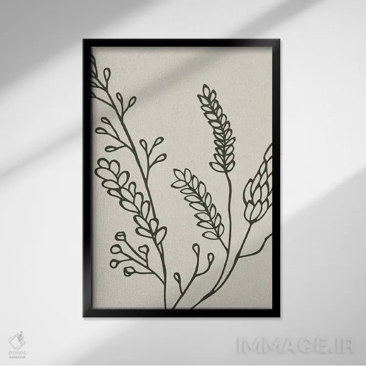 تابلو تاپفوس H5-۵۰ اثر آرت میرانو - نمای قابدار مشکی