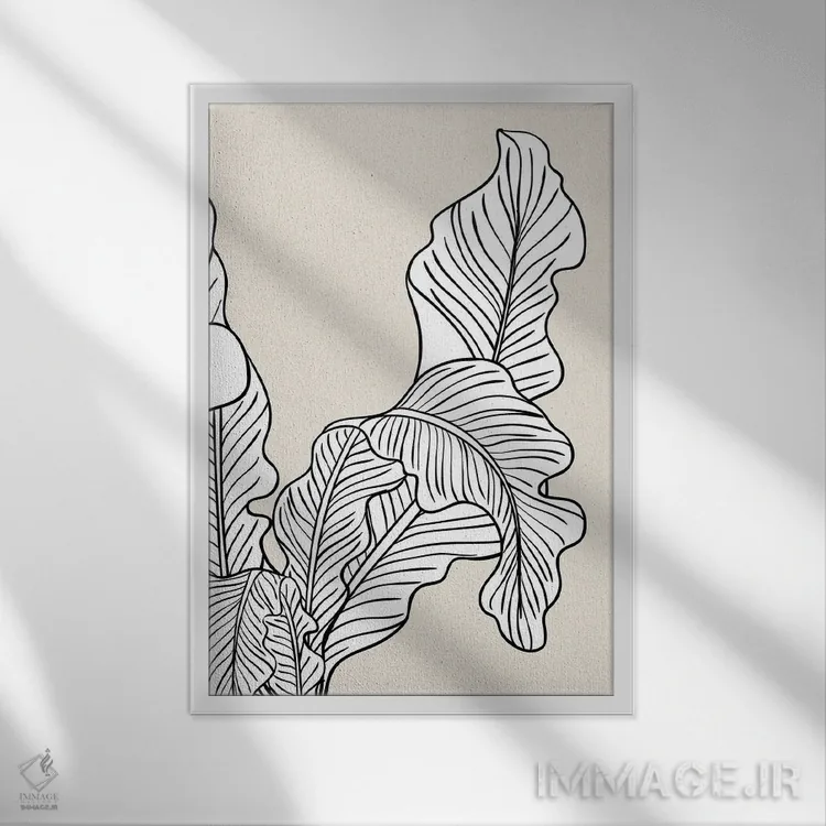 تابلو تاپفوس H5-۶۵ اثر آرت میرانو - نمای قابدار سفید