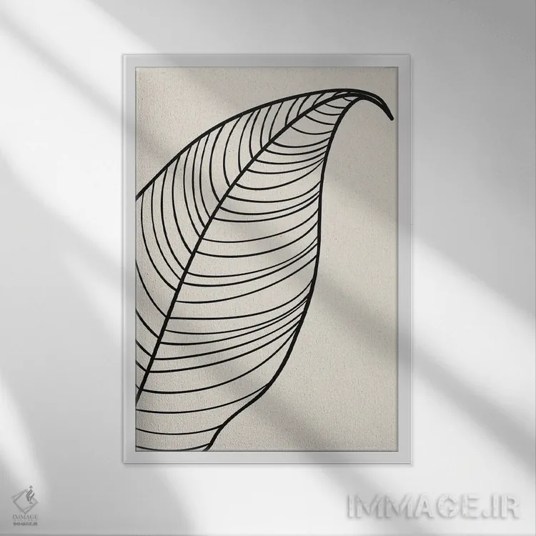 تابلو تاپفوس H5-۶۸ اثر آرت میرانو - نمای قابدار سفید