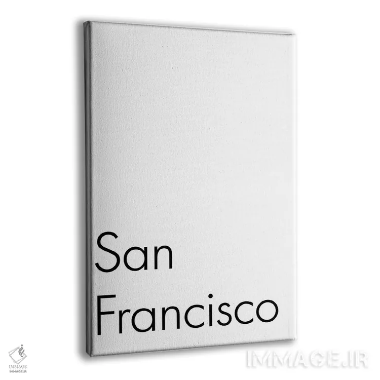تابلو سان فرانسیسکو اثر آرت میرانو - نمای پرسپکتیو محصول