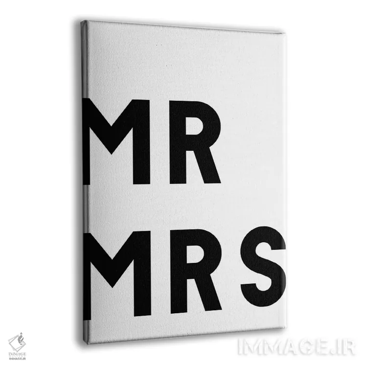 تابلو آقا و خانم اثر آرت میرانو - نمای پرسپکتیو محصول