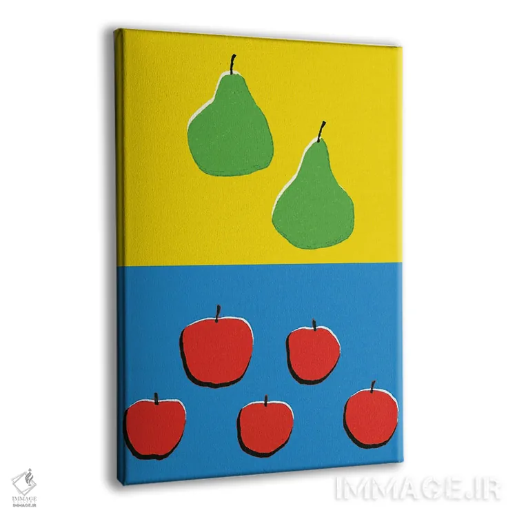 تابلو میوههای آبی و زرد اثر آرت میرانو - نمای پرسپکتیو محصول