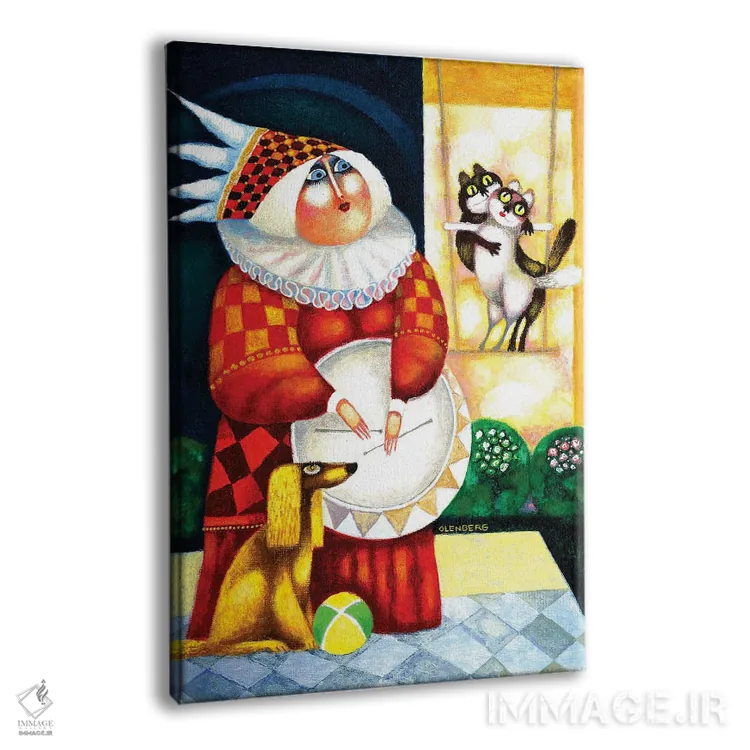 تابلو بئاتریس اثر آرت میرانو - نمای پرسپکتیو محصول