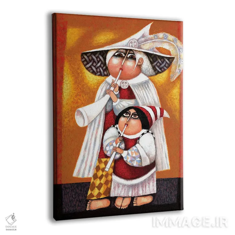 تابلو آکاما اثر آرت میرانو - نمای پرسپکتیو محصول