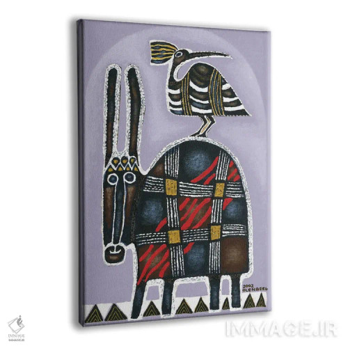 تابلو الاغ و پرنده اثر آرت میرانو - نمای پرسپکتیو محصول