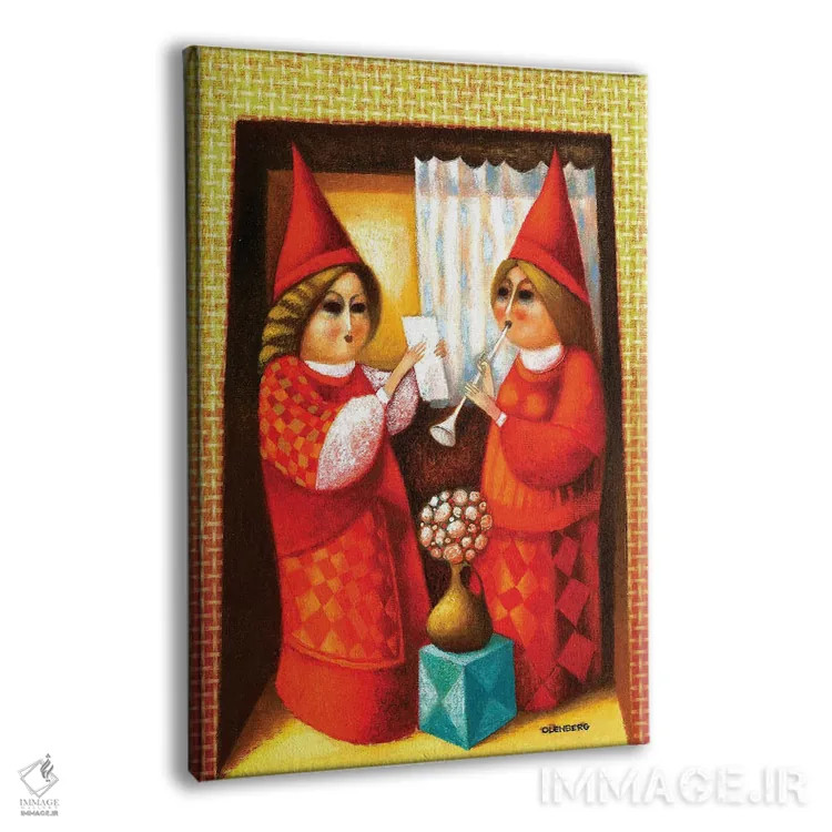 تابلو دوئت (دو نفره) اثر آرت میرانو - نمای پرسپکتیو محصول