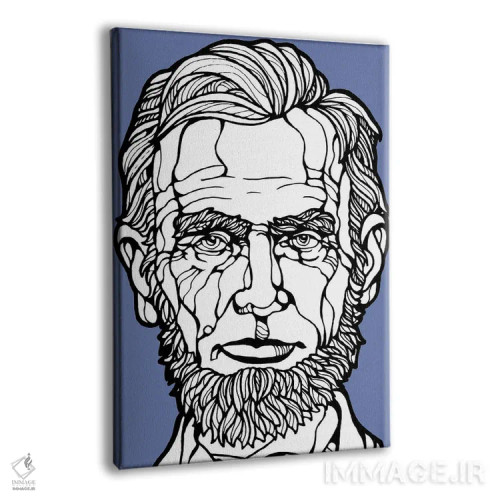 تابلو تصویرگری آبراهام لینکلن اثر آرت میرانو - نمای پرسپکتیو محصول